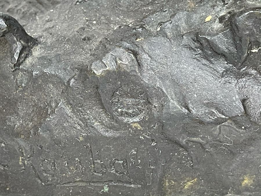 Signed Max Turner After Carl Kauba Bronze Sculpture Of Native American Indian Warrior 26H X 14W X 10D 53lbs [Photo 38]