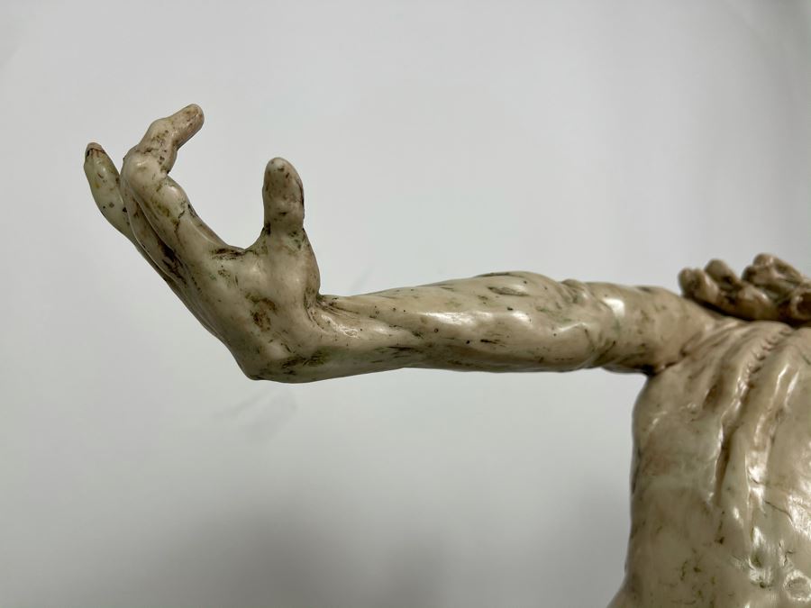 Max Turner Unsigned One Of A Kind Resin Sculpture Of Adam's Expulsion From The Garden Of Eden 19'H X 16'W X 11'D [Photo 25]