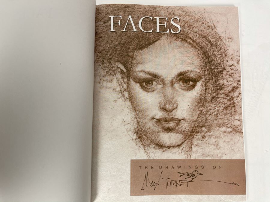 Max Turner Book Titled 'Faces' The Drawings Of Max Turner [Photo 3]