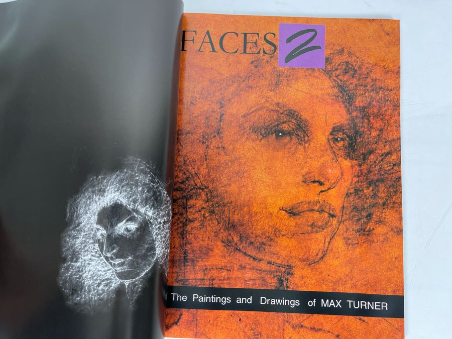 Max Turner Book Titled 'Faces 2' The Paintings And Drawings Of Max Turner [Photo 3]