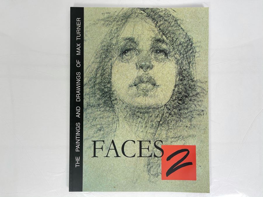 Max Turner Book Titled 'Faces 2' The Paintings And Drawings Of Max Turner [Photo 1]