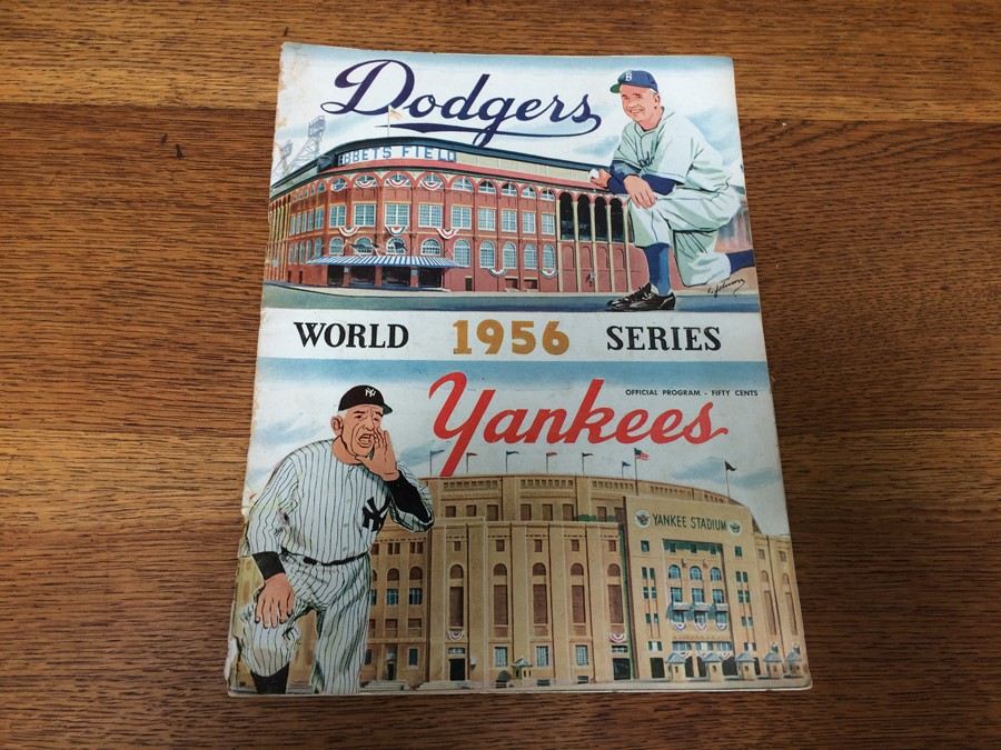 Lot Detail - 10/8/1956 NY Yankees Vs. Brooklyn Dodgers World