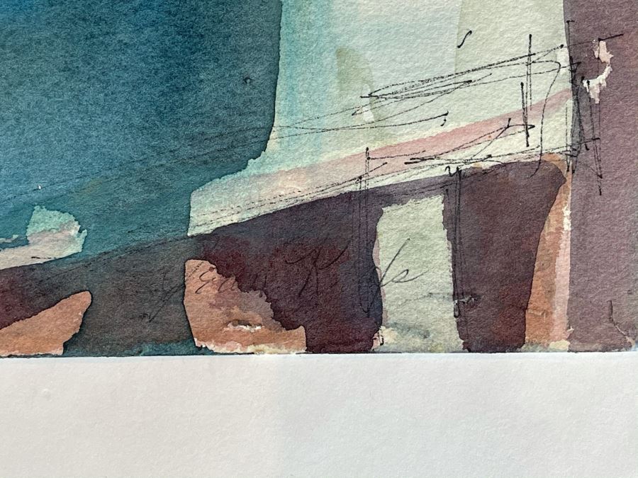 Original Jean Klafs Watercolor Painting On Paper 12 X 18 [Photo 14]