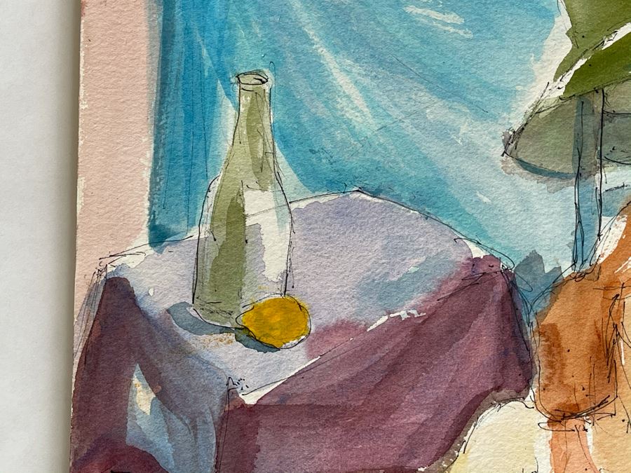 Original Jean Klafs Watercolor Painting On Paper 12 X 18 [Photo 7]