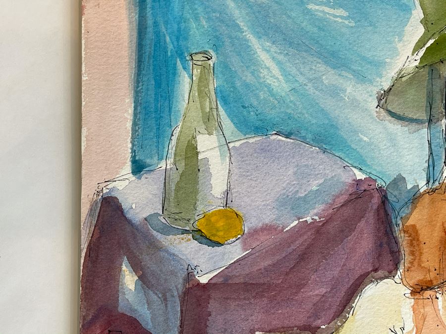 Original Jean Klafs Watercolor Painting On Paper 12 X 18 [Photo 11]