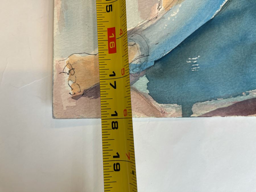 Original Jean Klafs Watercolor Painting On Paper 12 X 18 [Photo 16]