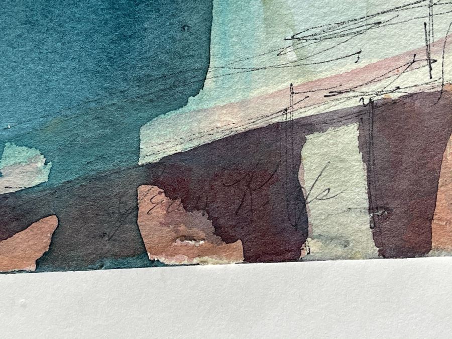 Original Jean Klafs Watercolor Painting On Paper 12 X 18 [Photo 5]