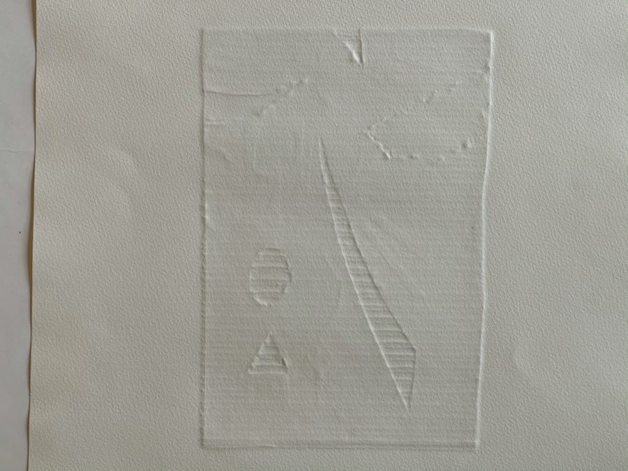 Original Jean Klafs Abstract Expressionist Monotype On Paper 15 X 20 [Photo 8]