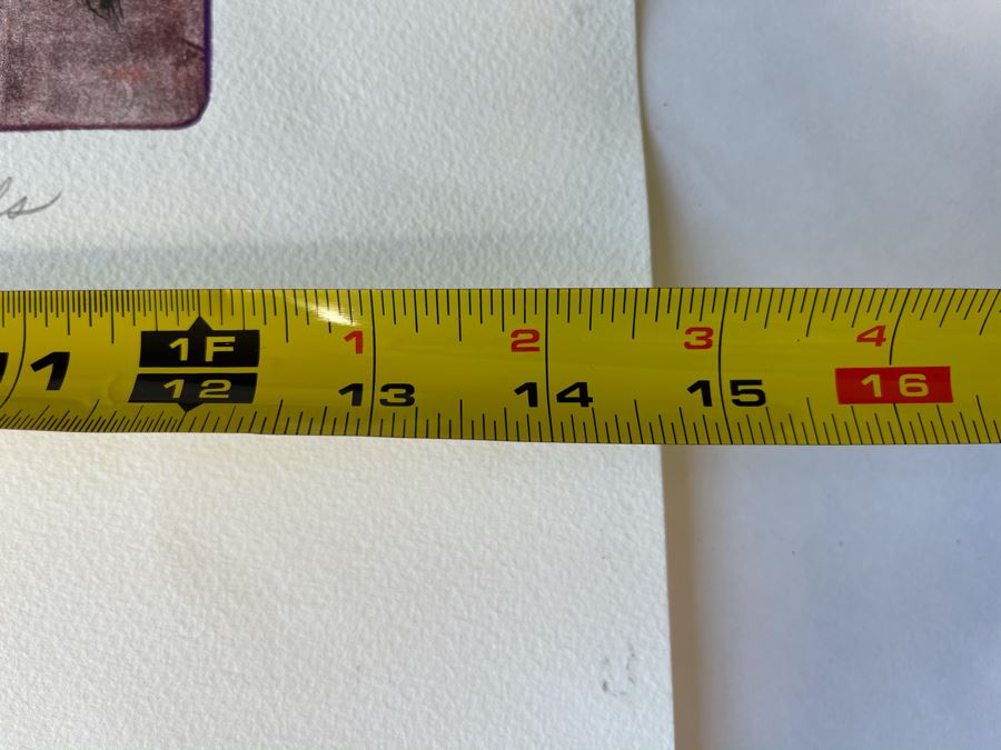 Original Jean Klafs Abstract Expressionist Nude Monotype On Paper 14 X 22 [Photo 9]