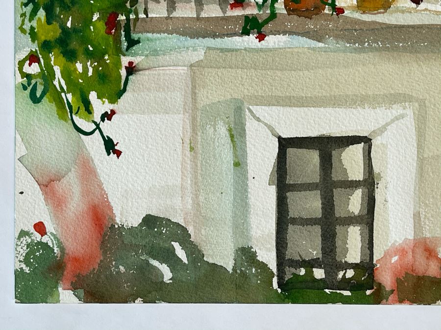 Original Jean Klafs Abstract Expressionist Watercolor Painting On Paper 16 X 12 [Photo 6]