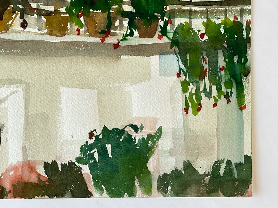 Original Jean Klafs Abstract Expressionist Watercolor Painting On Paper 16 X 12 [Photo 5]