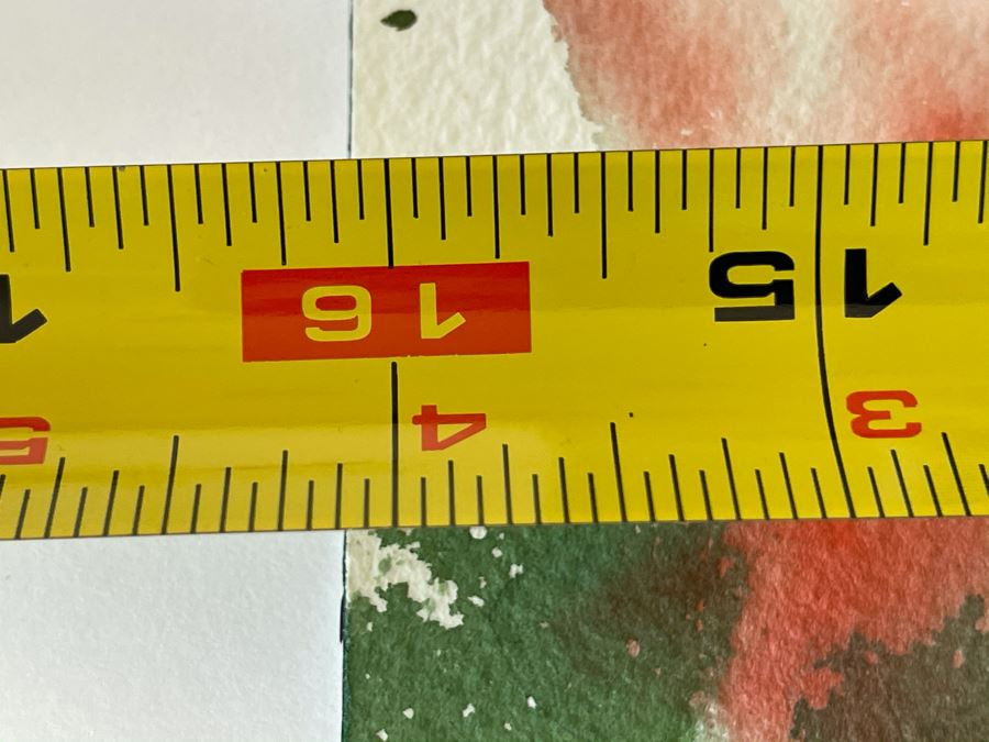 Original Jean Klafs Abstract Expressionist Watercolor Painting On Paper 16 X 12 [Photo 7]