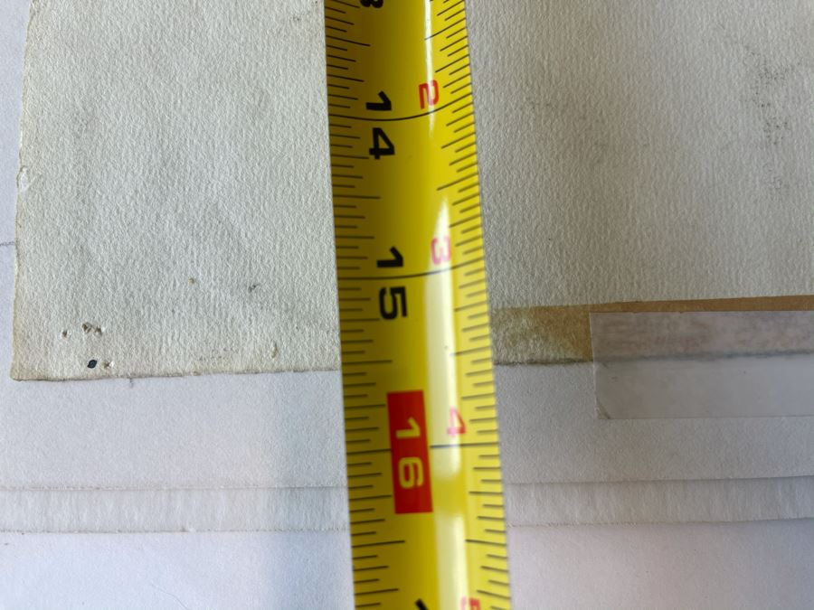 Original Jean Klafs Nude Painting On Paper 11 X 15 [Photo 7]