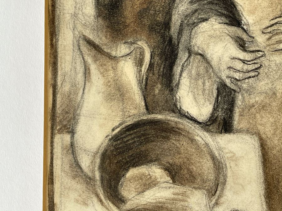 Original Jean Klafs Drawing On Paper 10 X 12 [Photo 5]