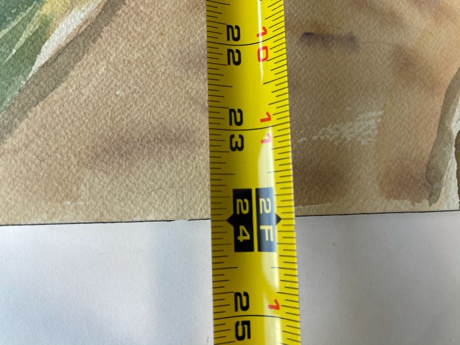 Original Jean Klafs Watercolor Painting On Paper 18 X 24 [Photo 7]