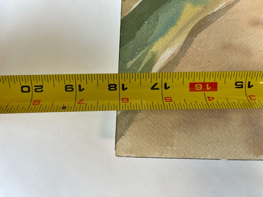 Original Jean Klafs Watercolor Painting On Paper 18 X 24 [Photo 6]