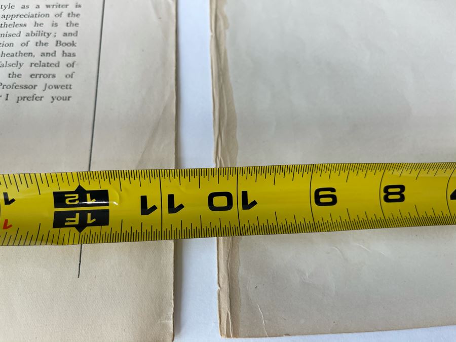 Pair Of Antique 1876 / 1877 Vanity Fair Prints Titled 'Greek' The Rev. Benjamin Jowett, M.A. And 'Poetry' Sir. Francis Hastings Charles Doyle 10 X 15 [Photo 20]