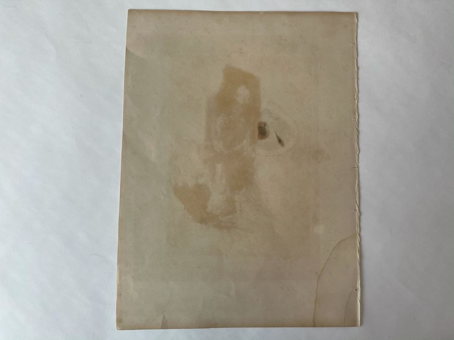 Antique 1845 Lithograph Of Napoleon Titled 'L'Empereur' Shown Full-Length Standing To Left In Military Uniform By Nicolas Toussaint Charlet By French Engraver Auguste Bry (134, Rue Du Bac, Paris, France) 10.75 X 14.25 [Photo 17]