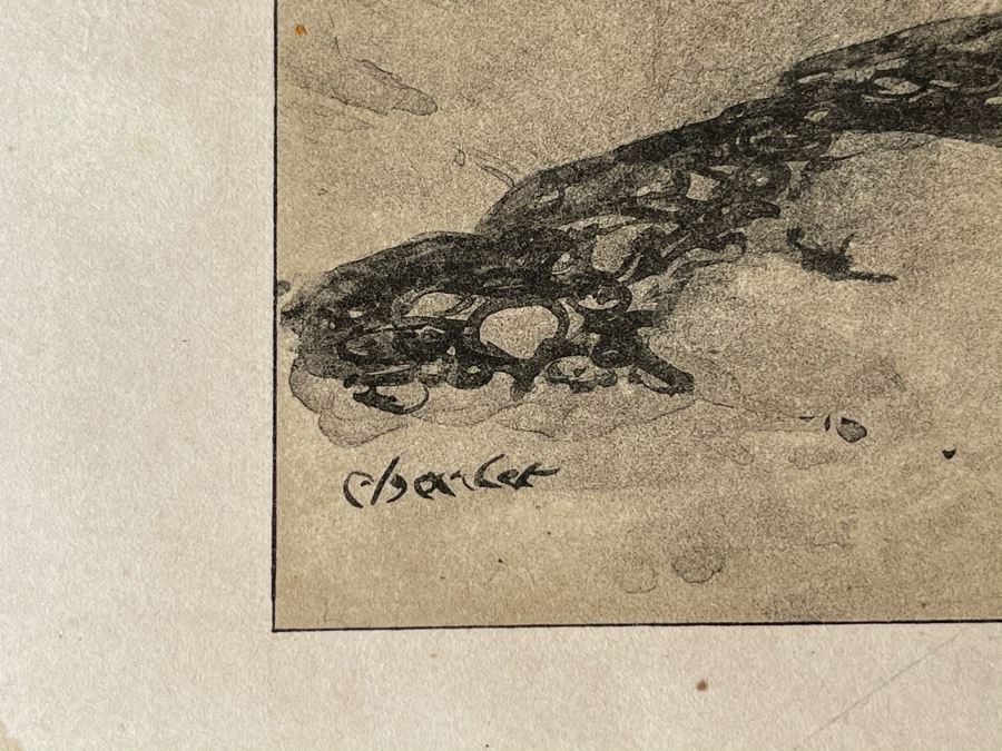 Antique 1845 Lithograph Of Napoleon Titled 'L'Empereur' Shown Full-Length Standing To Left In Military Uniform By Nicolas Toussaint Charlet By French Engraver Auguste Bry (134, Rue Du Bac, Paris, France) 10.75 X 14.25 [Photo 11]