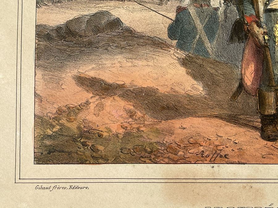 Antique 1851 Paris France Engraving Published By Gihaut Freres Titled 'Le Representant A Dit' 14.25 X 11 [Photo 10]