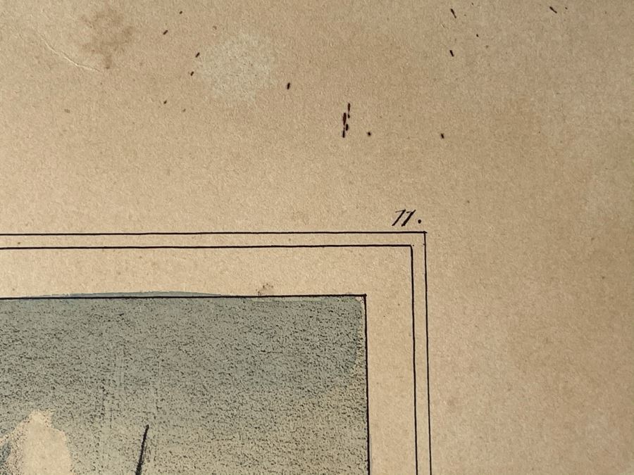 Antique 1851 Paris France Engraving Published By Gihaut Freres Titled 'Le Representant A Dit' 14.25 X 11 [Photo 16]