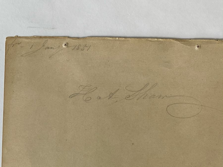 Antique 1851 Paris France Engraving Published By Gihaut Freres Titled 'Le Representant A Dit' 14.25 X 11 [Photo 18]