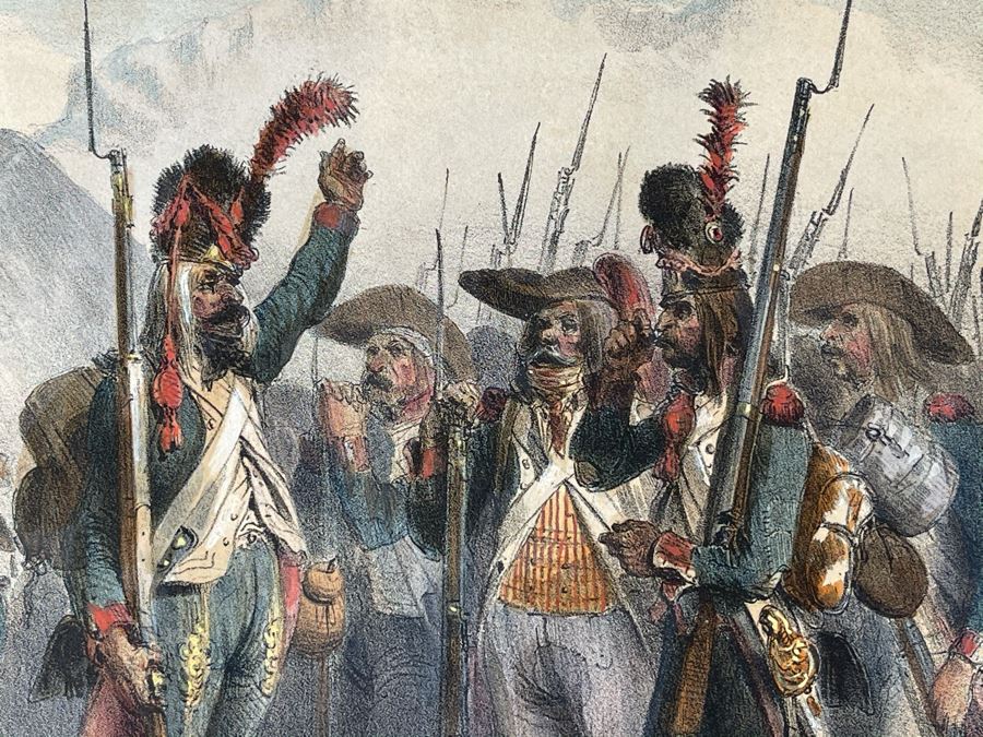 Antique 1851 Paris France Engraving Published By Gihaut Freres Titled 'Le Representant A Dit' 14.25 X 11 [Photo 5]