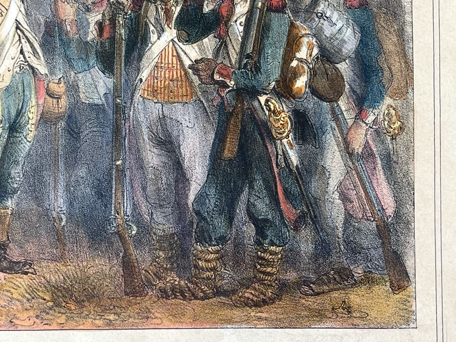 Antique 1851 Paris France Engraving Published By Gihaut Freres Titled 'Le Representant A Dit' 14.25 X 11 [Photo 7]