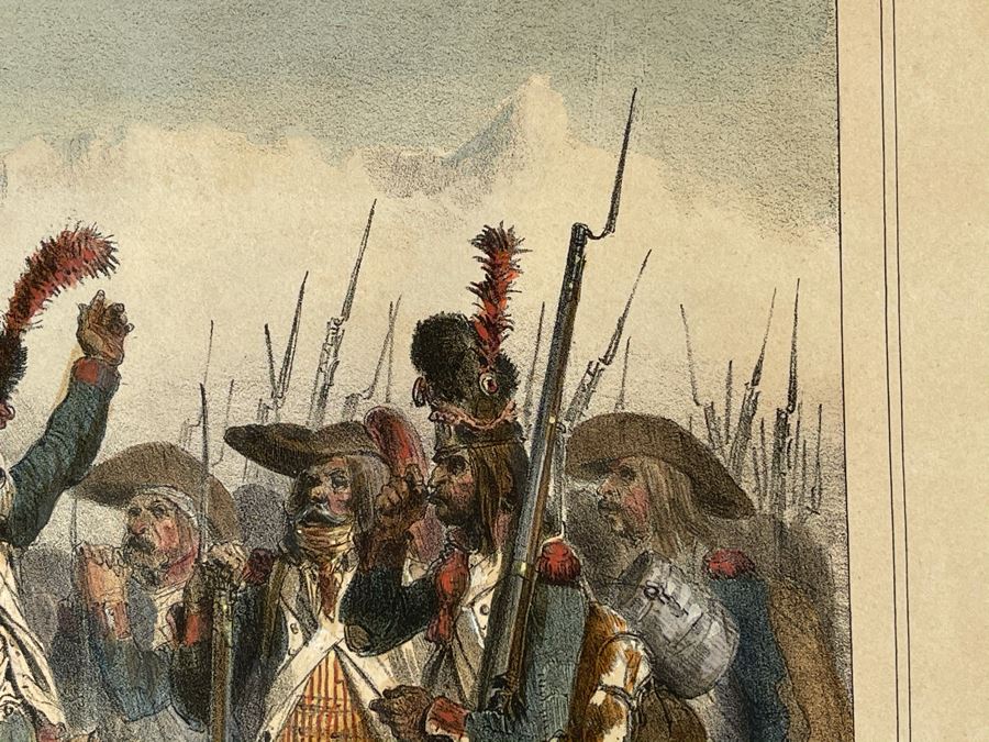 Antique 1851 Paris France Engraving Published By Gihaut Freres Titled 'Le Representant A Dit' 14.25 X 11 [Photo 6]