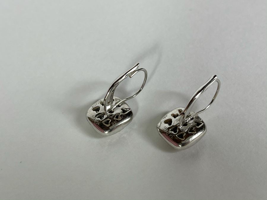 18K Gold Diamond Kwiat Designer Earrings 5.1g Owned By Former Miss Oregon Appraised Fair Market Value $1,400 [Photo 13]