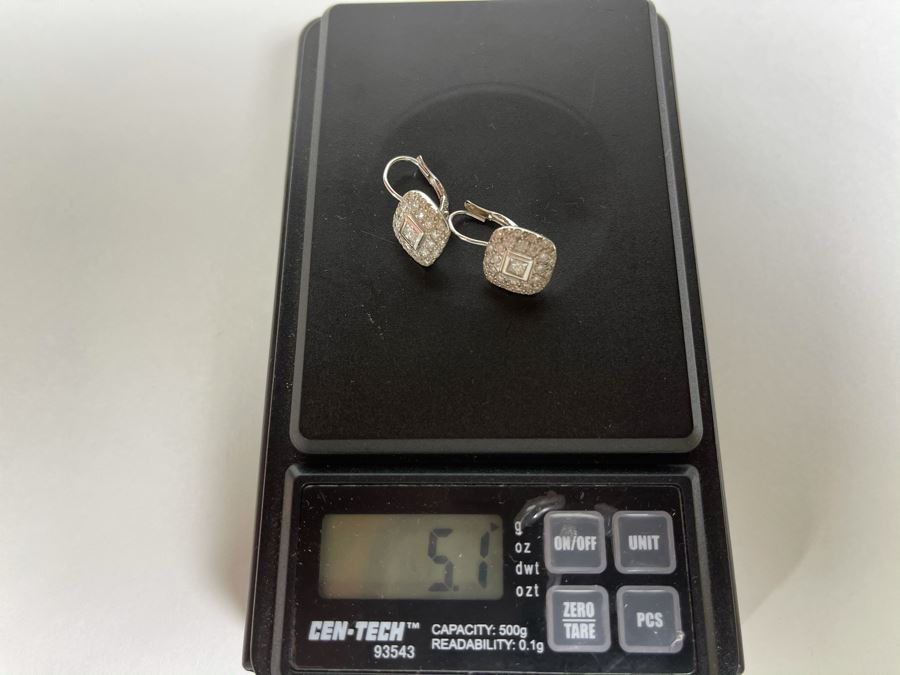 18K Gold Diamond Kwiat Designer Earrings 5.1g Owned By Former Miss Oregon Appraised Fair Market Value $1,400 [Photo 18]