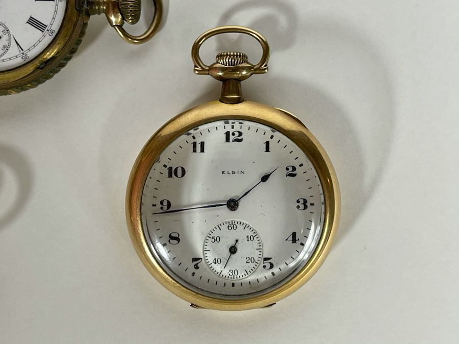 Collection Of Vintage Non-Working Pocket Watches For Parts Or Home Decor [Photo 3]