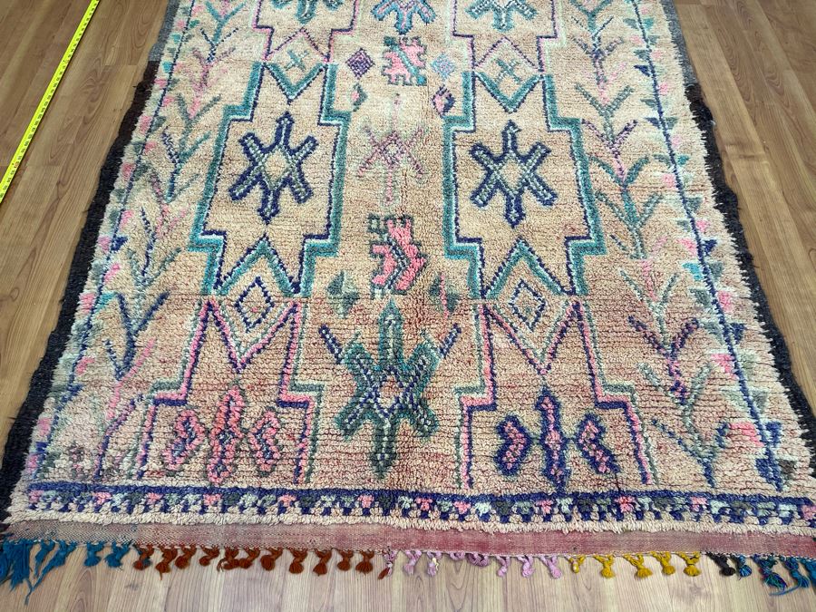 Handwoven Moroccan Rug From The Berber Tribe Boho Feel 10' x 4.6' Retails $2,650 [Photo 4]