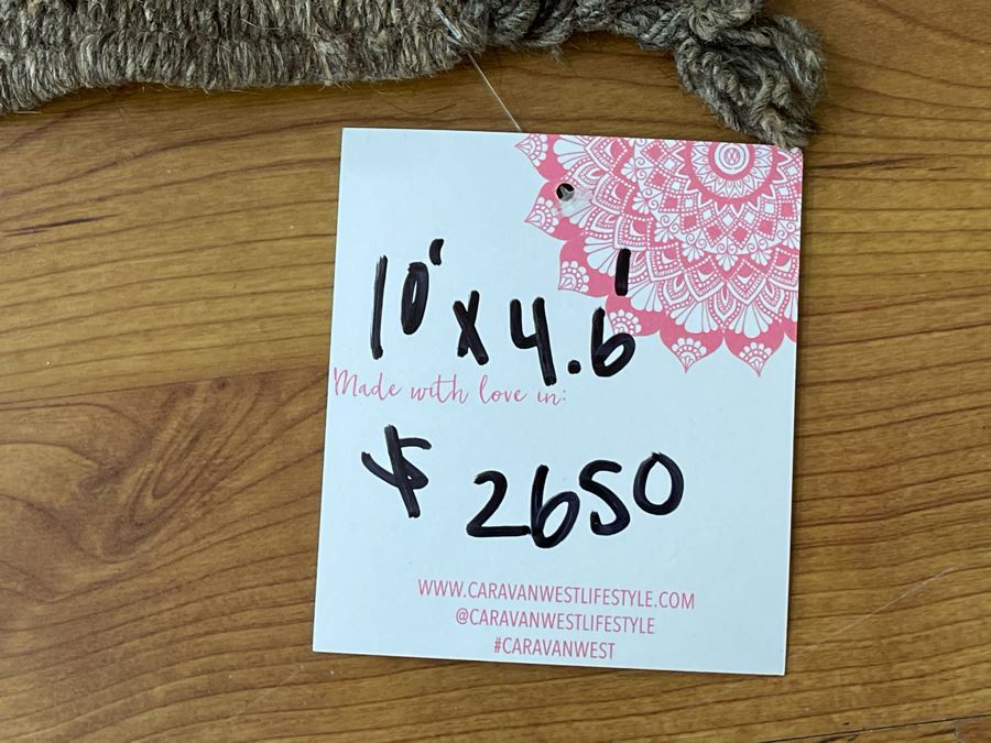 Handwoven Moroccan Rug From The Berber Tribe Boho Feel 10' x 4.6' Retails $2,650 [Photo 8]