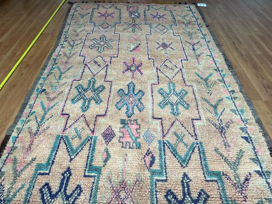 Handwoven Moroccan Rug From The Berber Tribe Boho Feel 10' x 4.6' Retails $2,650 [Photo 6]