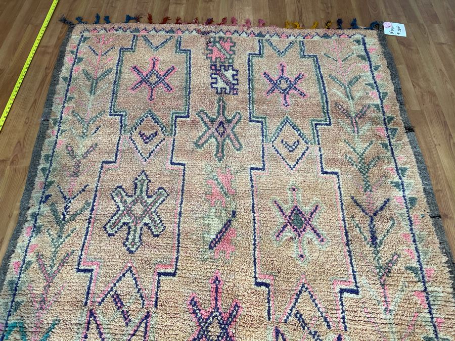 Handwoven Moroccan Rug From The Berber Tribe Boho Feel 10' x 4.6' Retails $2,650 [Photo 7]