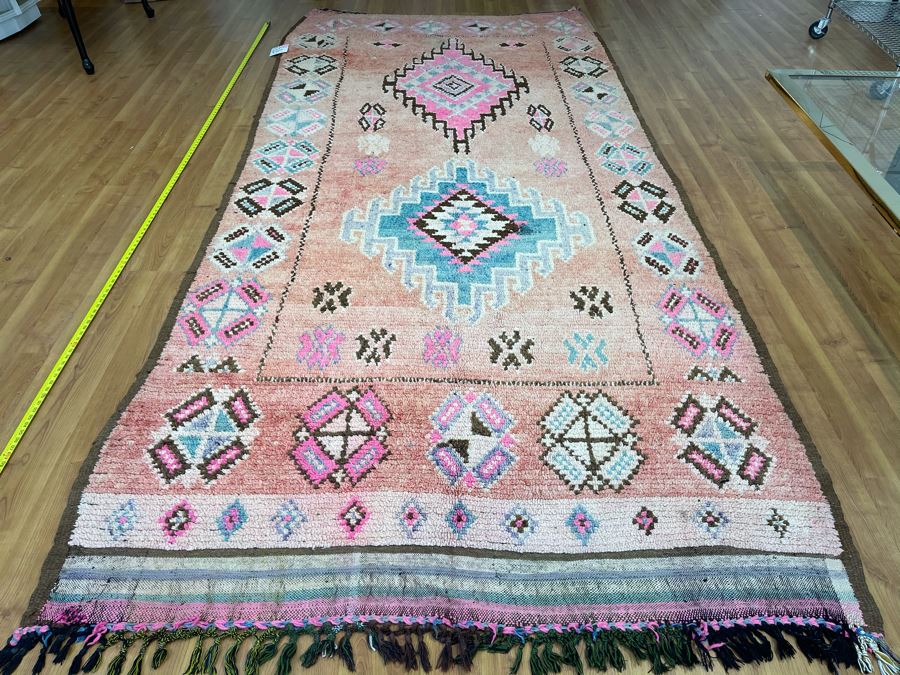 Handwoven Moroccan Rug From The Berber Tribe Boho Feel 11' x 5.8' Retails $2,650 [Photo 5]