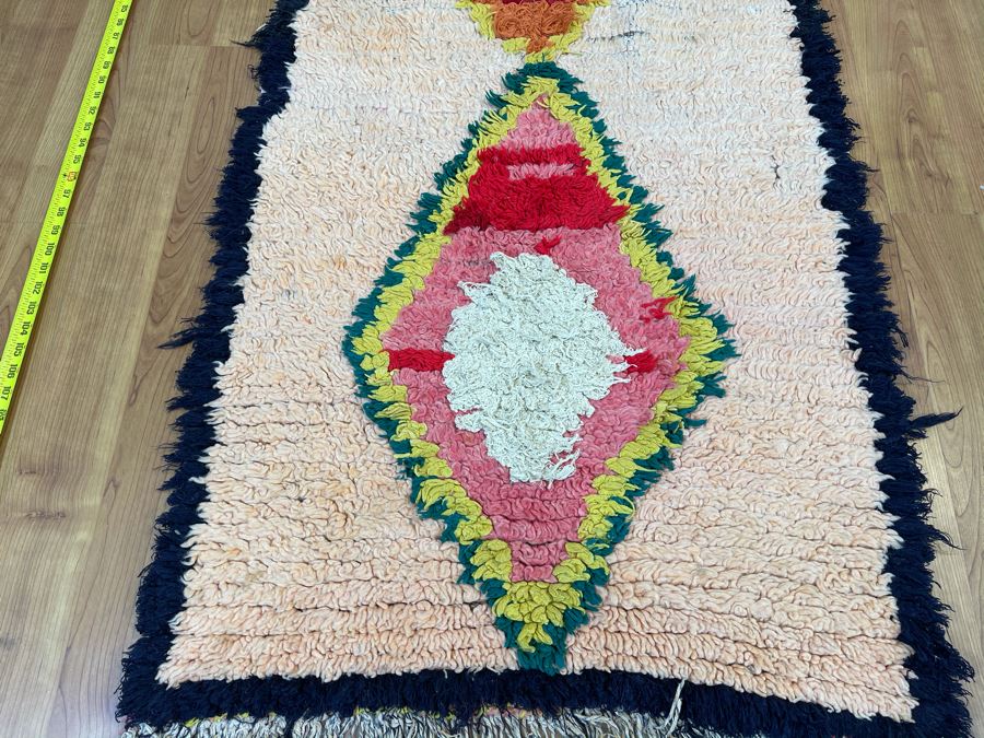 Handwoven Moroccan Rug From The Berber Tribe Boho Feel 10' x 2.6' Retails $1,250 [Photo 6]