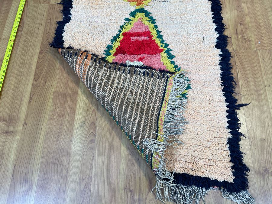 Handwoven Moroccan Rug From The Berber Tribe Boho Feel 10' x 2.6' Retails $1,250 [Photo 11]