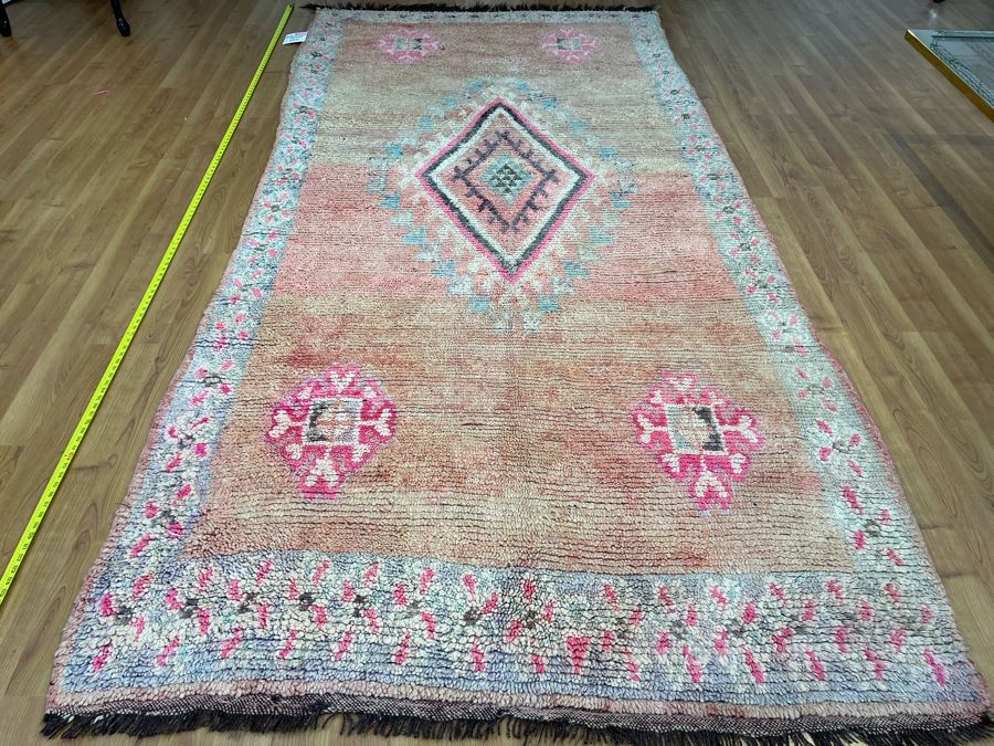 Handwoven Moroccan Rug From The Berber Tribe Boho Feel 10.6' x 5' Retails $2,450 [Photo 3]