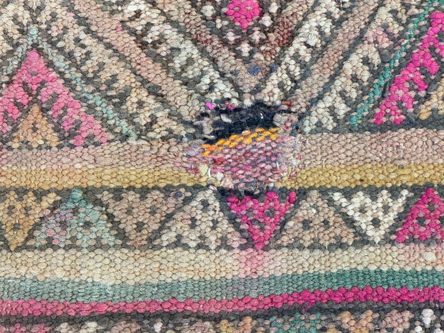 Handwoven Moroccan Rug From The Berber Tribe Boho Feel 13.5' x 5.8' Retails $2,850 [Photo 7]