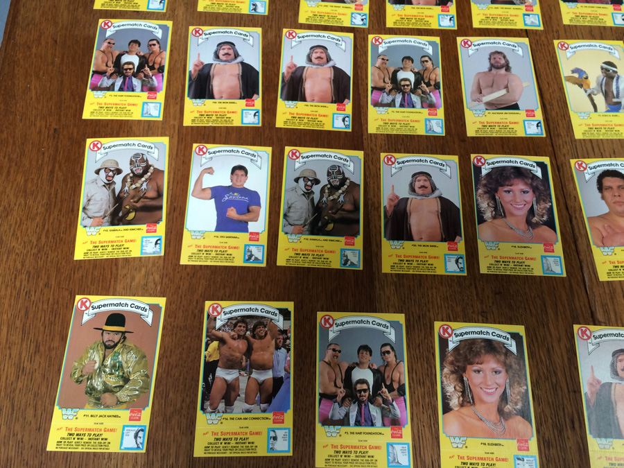 1987 WF World Wrestling Federation Cards - Hulk Hogan, Andrea the Giant, Randy Savage [Photo 7]