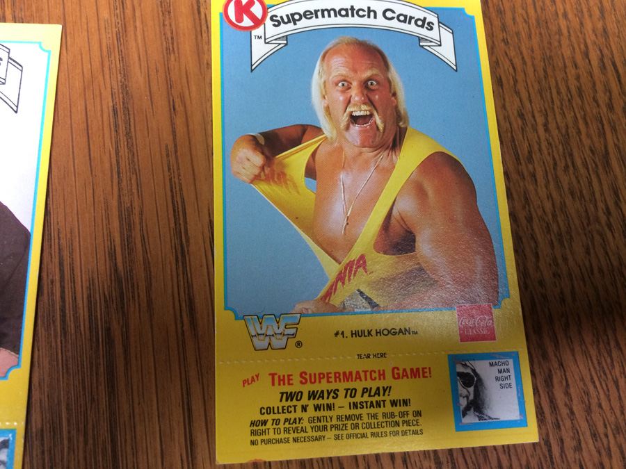 1987 WF World Wrestling Federation Cards - Hulk Hogan, Andrea the Giant, Randy Savage [Photo 2]