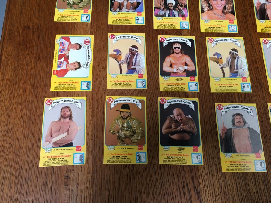 1987 WF World Wrestling Federation Cards - Hulk Hogan, Andrea the Giant, Randy Savage [Photo 4]
