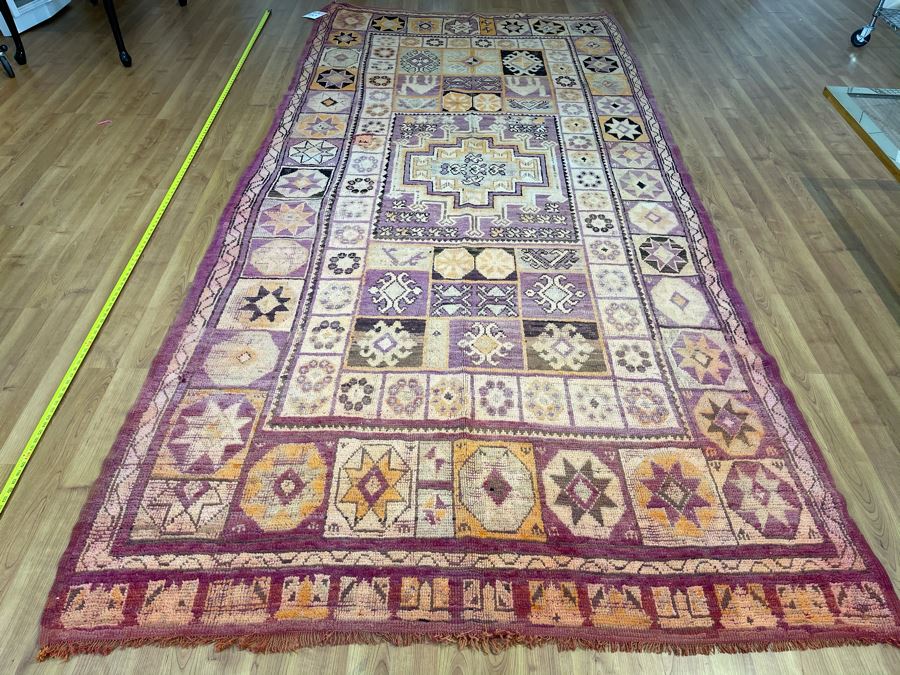Handwoven Moroccan Rug From The Berber Tribe Boho Feel 11.1' x 6' Retails $2,950 [Photo 3]