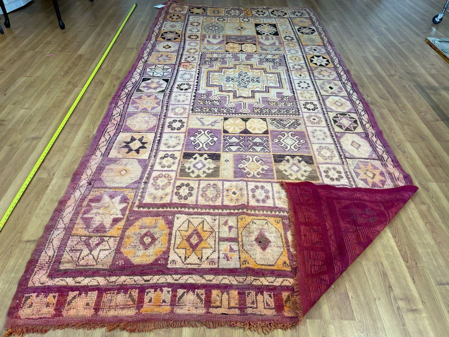 Handwoven Moroccan Rug From The Berber Tribe Boho Feel 11.1' x 6' Retails $2,950 [Photo 13]
