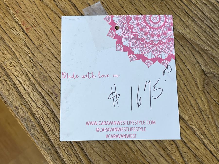 Elm Door Console Table With Metal Base 67'W X 18'D X 32'H Retails $1,675 [Photo 7]