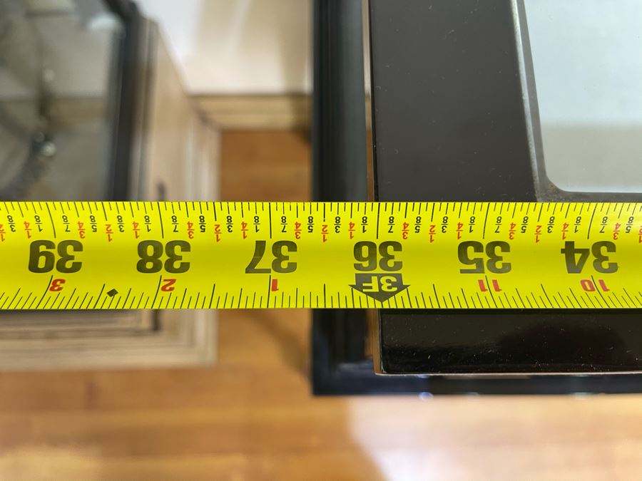 Jewelry / Collectibles Display Case In Black With Lock And Key 36.5'W X 22'D X 41'H [Photo 11]