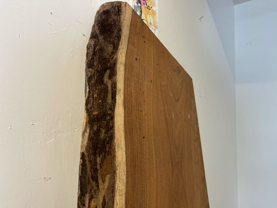 Live Edge Organic Wooden Shelf 64'L X 17'D Retails $450 [Photo 4]