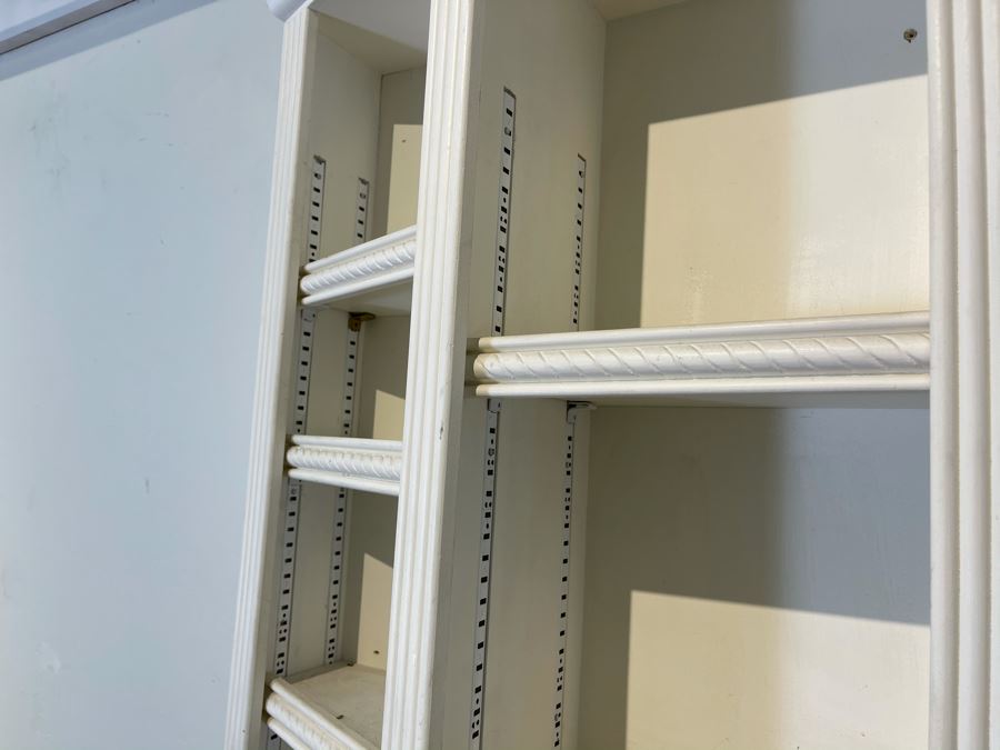 White Adjustable Wall Mounted Shelving Unit 24'W X 80'H [Photo 5]